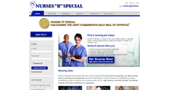 Desktop Screenshot of nursesrspecial.com